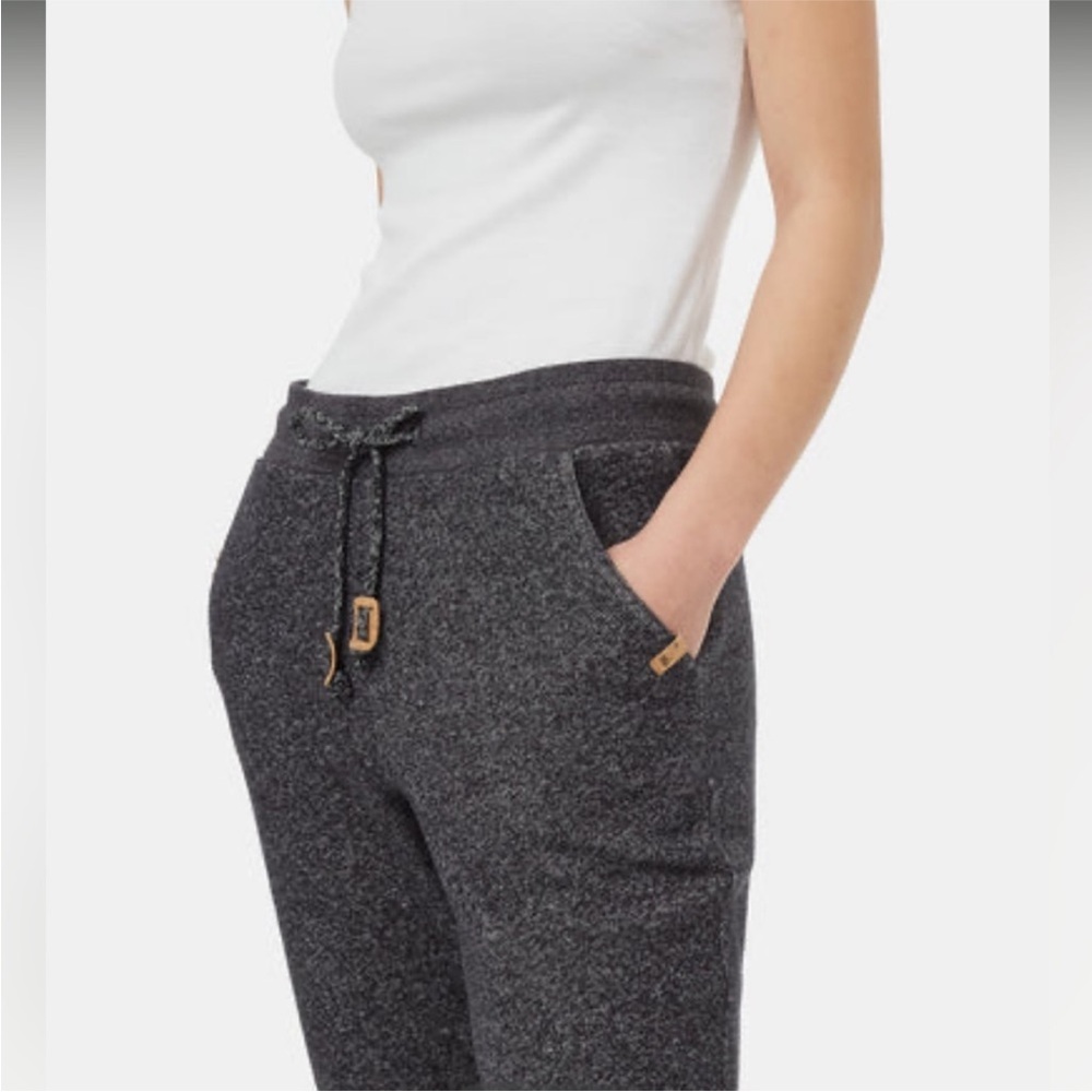 Tentree | Bamone Organic Cotton Sweatpants Black Marled Size Small - Picture 2 of 12